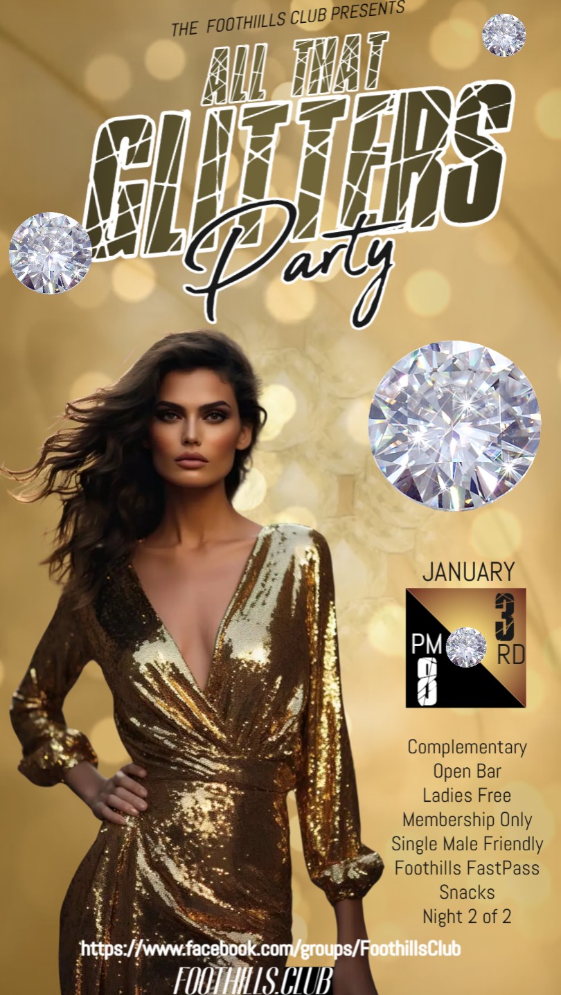 Anderson : January 3, 2026 - 8:00pm - ALL THAT GLITTERS: <br><br/>
A Night of Fantasy & Indulgence 
<br/><br/>
